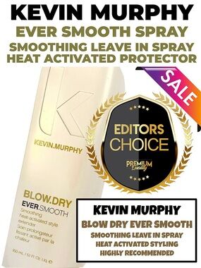 BNWT KEVIN MURPHY Blow Dry Ever Smooth Smoothing Leave In Styling Spray